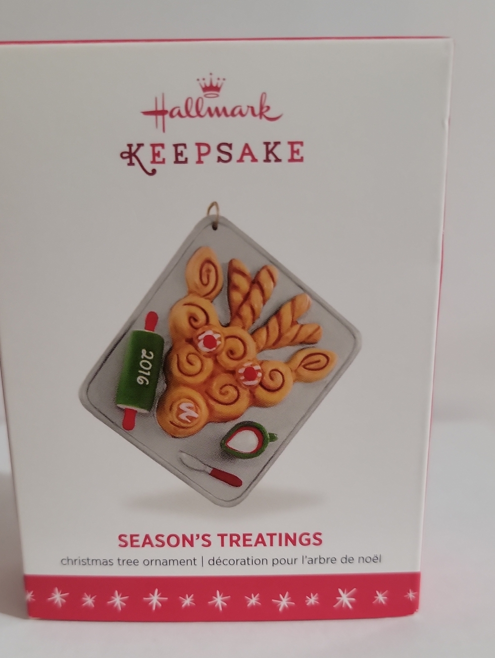 2016 Hallmark Keepsake Ornament - "Season's Treatings" Holiday Baking Tray